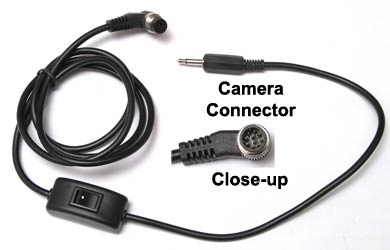 Shutter Release Cable for Nikon — 10 Pin with Locking Collar to Pocket Wizard