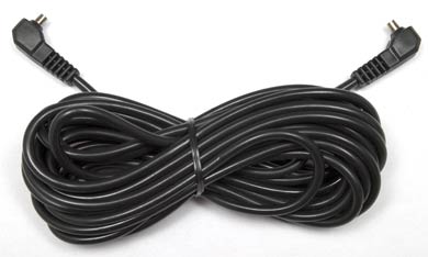 5 Meter (16 Feet) Straight Flash Sync Cord Male PC to Male PC