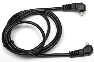 1 Meter (3 Feet) Straight Flash Sync Cord Male PC to Female PC