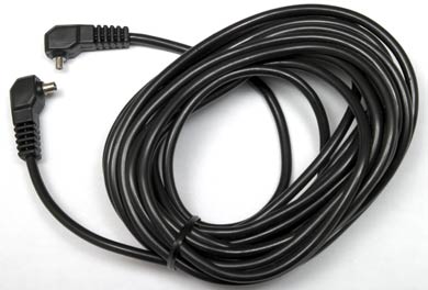 5 Meter (16 Feet) Straight Flash Sync Cord Male PC to Female PC