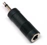 1⁄4 Inch Mono Phone Jack (6.3mm) to 1⁄8 Inch Mono Miniphone Plug (3.5mm) Adapter