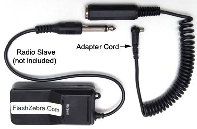 Coiled Male PC to Inexpensive Radio Slave Adapter Cable