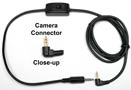 Shutter Release for Cameras with Subminiphone Plug (Canon E3, Pentax, etc.) to Pocket Wizard