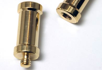5 ⁄ 8 Inch (Nominal) Spigot — 1 ⁄ 4"-20 Threaded Stud one end — 1 ⁄ 4"-20 Threaded Hole other end