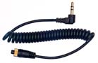 Coiled Shutter Cable - Olympus 3 pin to Pocket Wizard Plus III and later Multimax