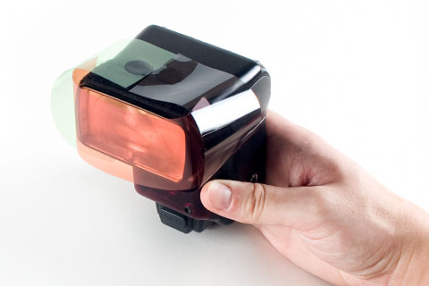 Use the top and bottom sides of velcro to attach other commonly used gels